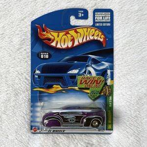 Hot Wheels 2002 Treasure Hunt Tail Dragger Purple & Black Real Riders #10/12
